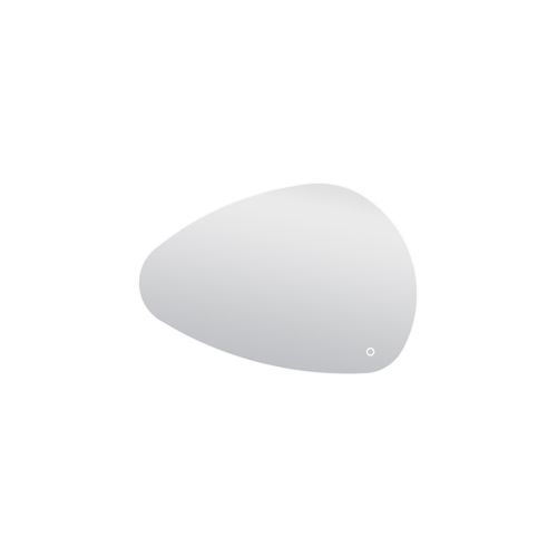 Spiegel Stone Rechthoek Met Ledverlichting Touch Sensor En Spiegelverwarming 80x120cm