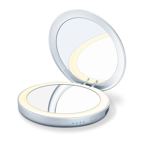 Beurer make-up spiegel BS39 Ø7cm met verlichting chroom