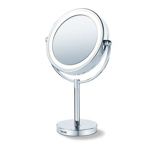 Beurer make-up spiegel BS69 Ø17cm met verlichting staand draaibaar chroom