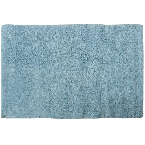 Msv Badkamerkleedje/badmat Voor Op De Vloer - Lichtblauw - 45 X 70 Cm